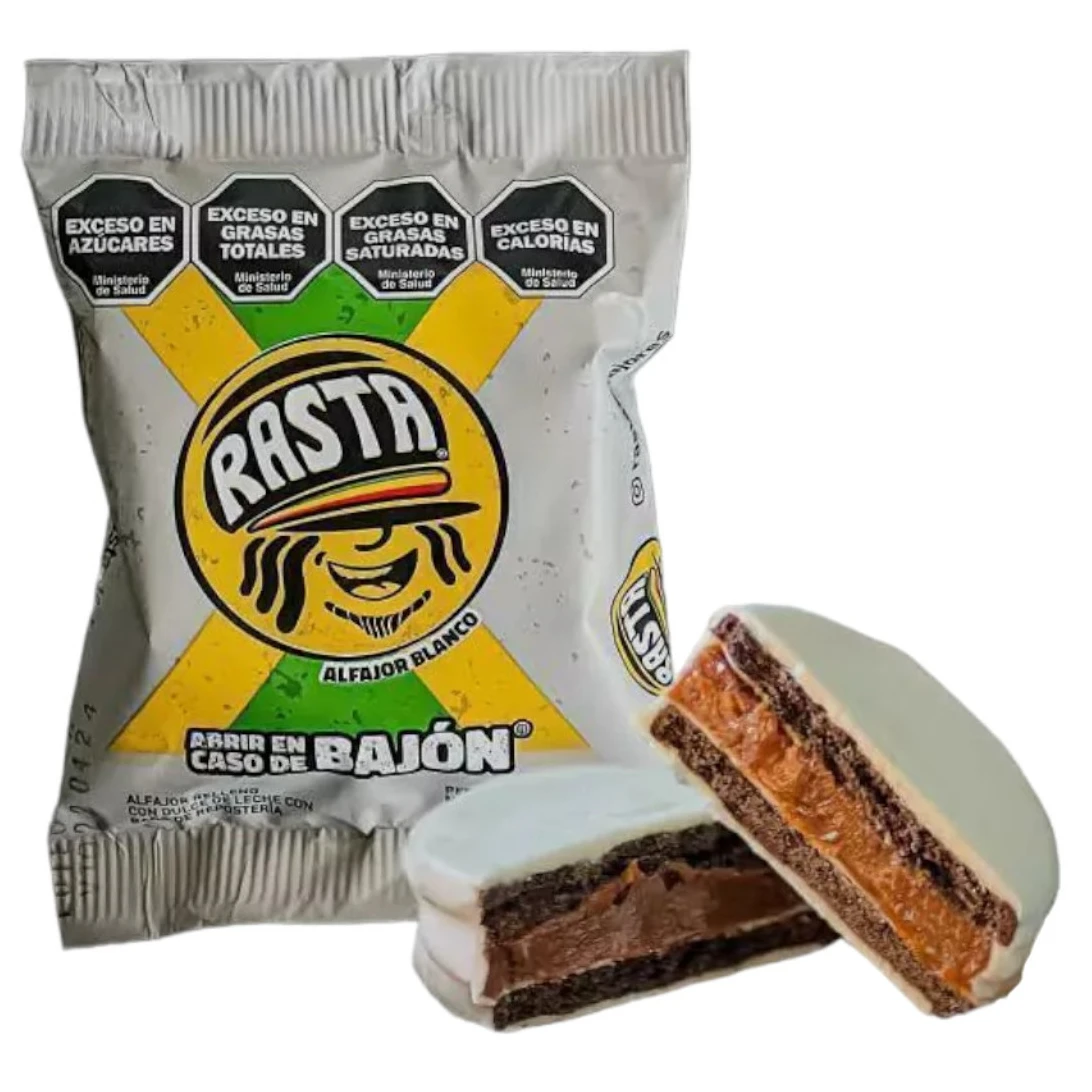Alfajor Rasta blanco