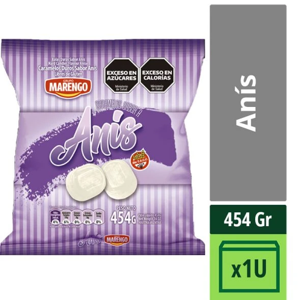 Caramelos Ostras anis x454gr