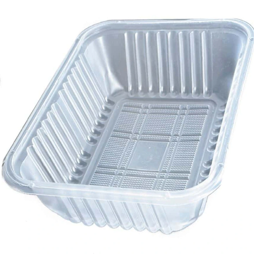 Bandeja de plastico rectang x10u