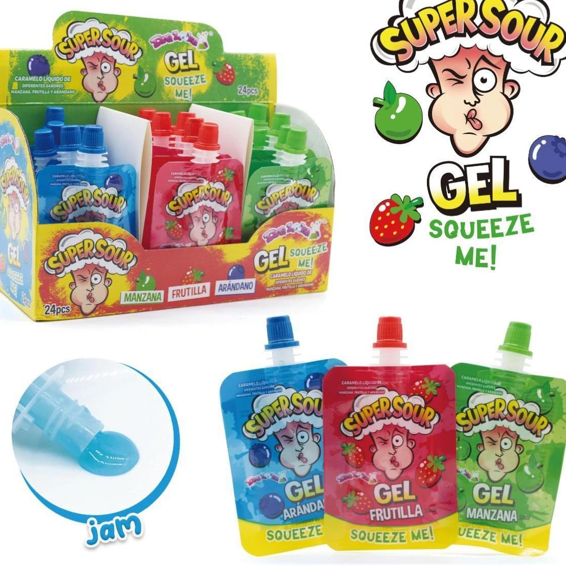 Gel caramelo liquido Super Soul x24u