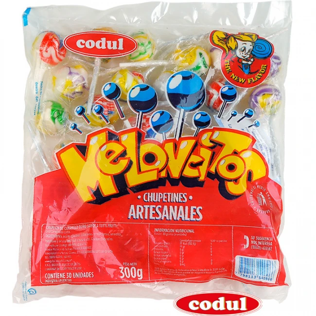Chupetin melon rayadito x25u Codul