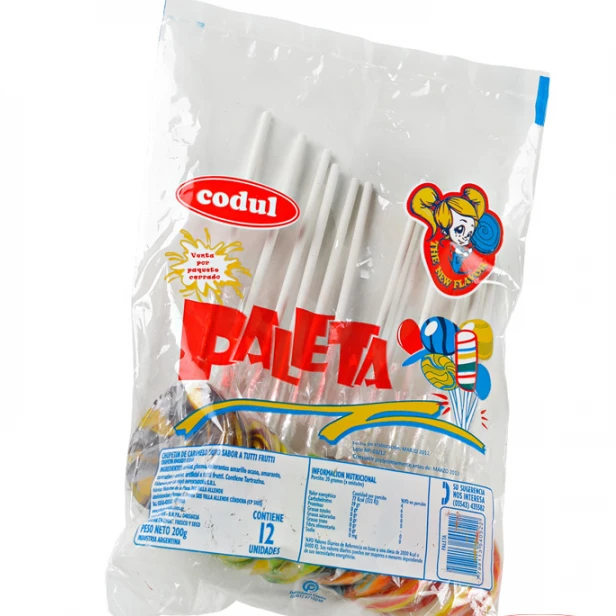 Paleta redonda rayadita x12 Codul