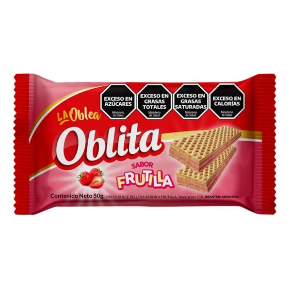 Obleas Oblita frutilla 50gr