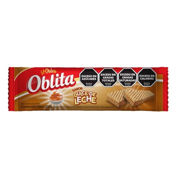 Oblea Oblita dulce de leche 100gr