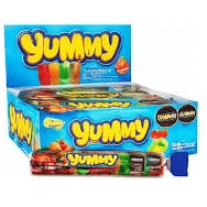 Gomitas en rollo Yummy surtidas x12u