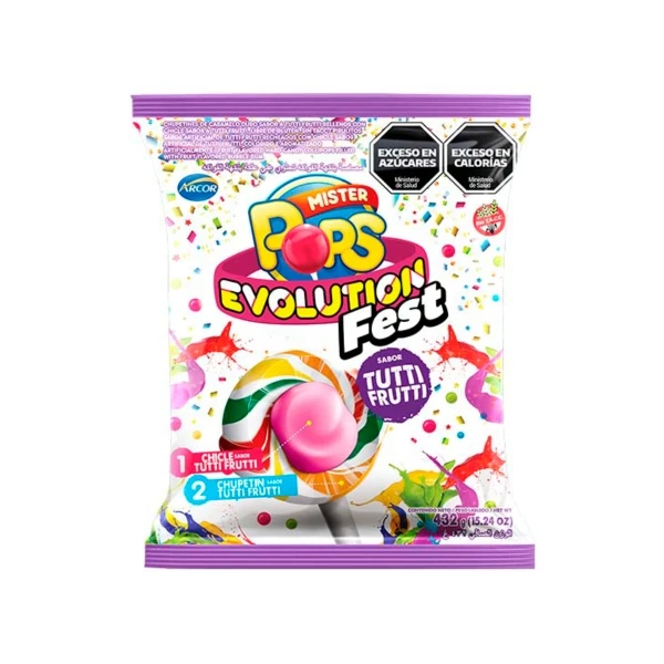 Chupetin Mister Pop Evolution fest x24u