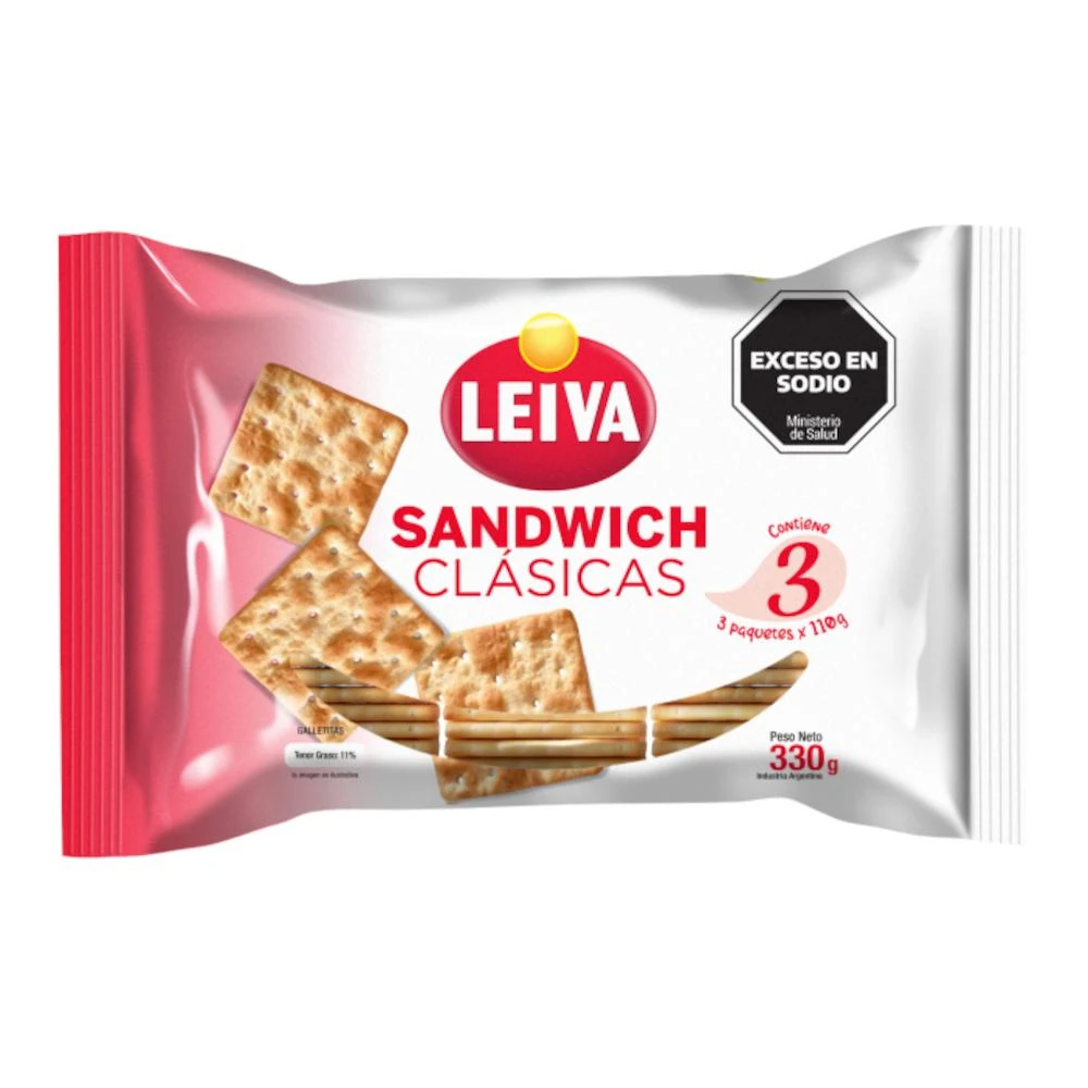 Saladas sandwich x3 Leiva