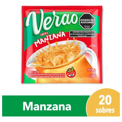 Jugo Verao manzana x20u