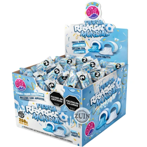 Chicle recargado Mundial x50 Fierita