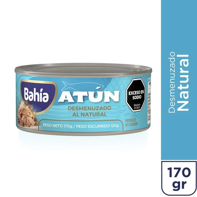 Atun desmenuzado Bahia al natural 170gr