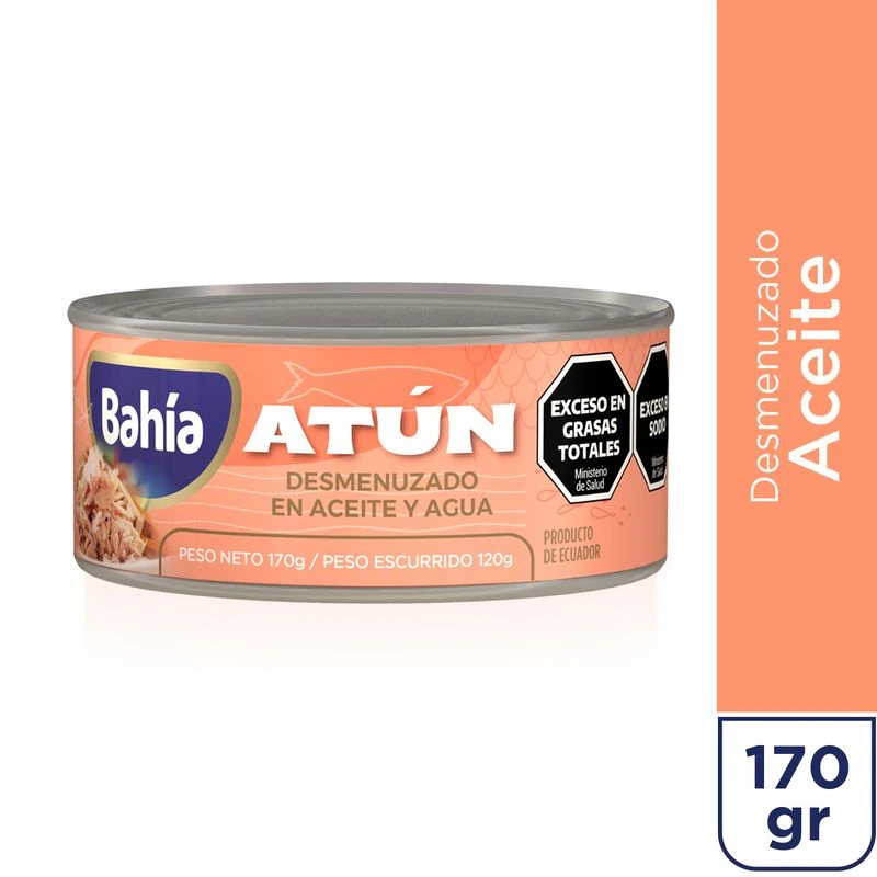 Atun desmenuzado Bahia en aceite 170gr