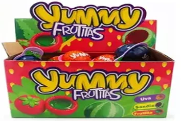 Gomitas Yummy frutitas rellenas 36u
