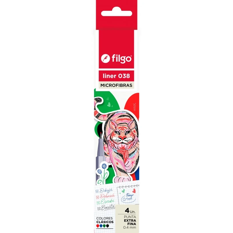 Microfibra color Filgo x4