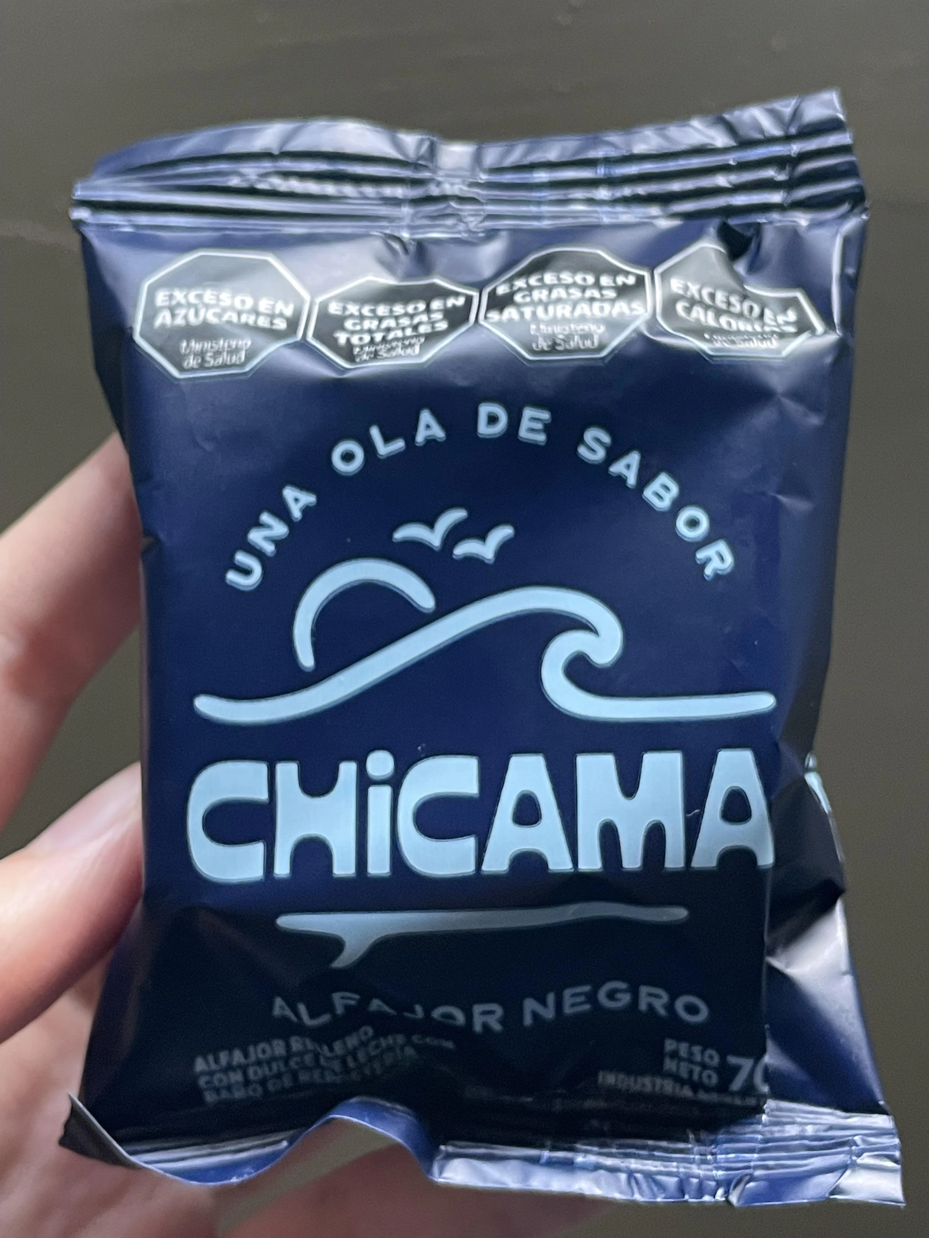 Alfajor Chicama negro 70gr