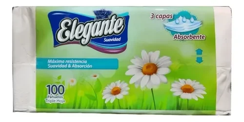 Pañuelos triple hoja Elegante x100