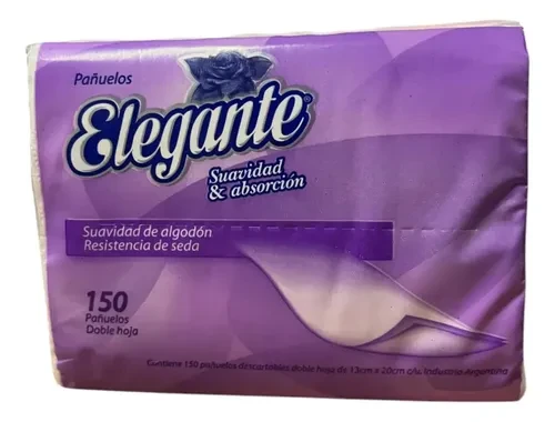 Pañuelos Elegante doble hoja x150