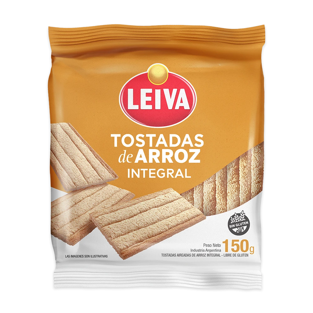 Tostada de arroz integrales  Leiva x150gr