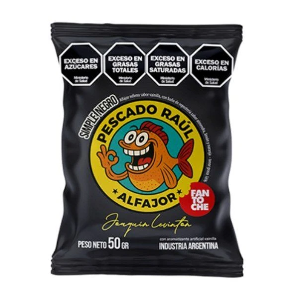 2x1 Alfajor Pescado Raul x50gr negro