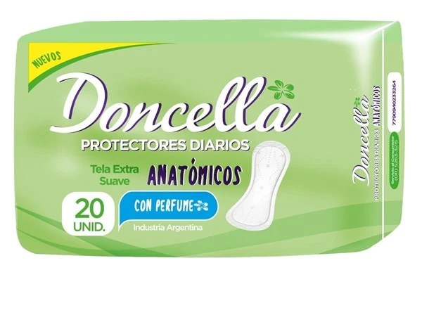 Protector diario Doncella verde x20u