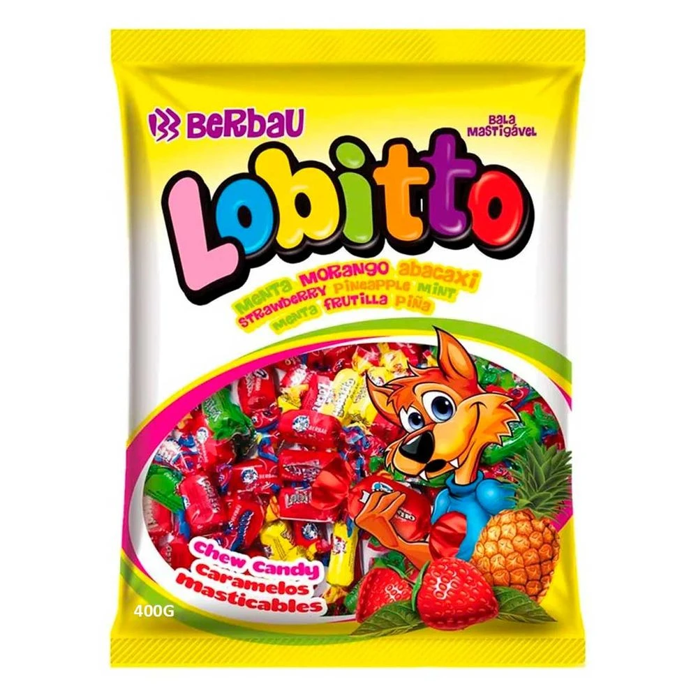 Caramelos masticables Berbau Lobitto x250gr
