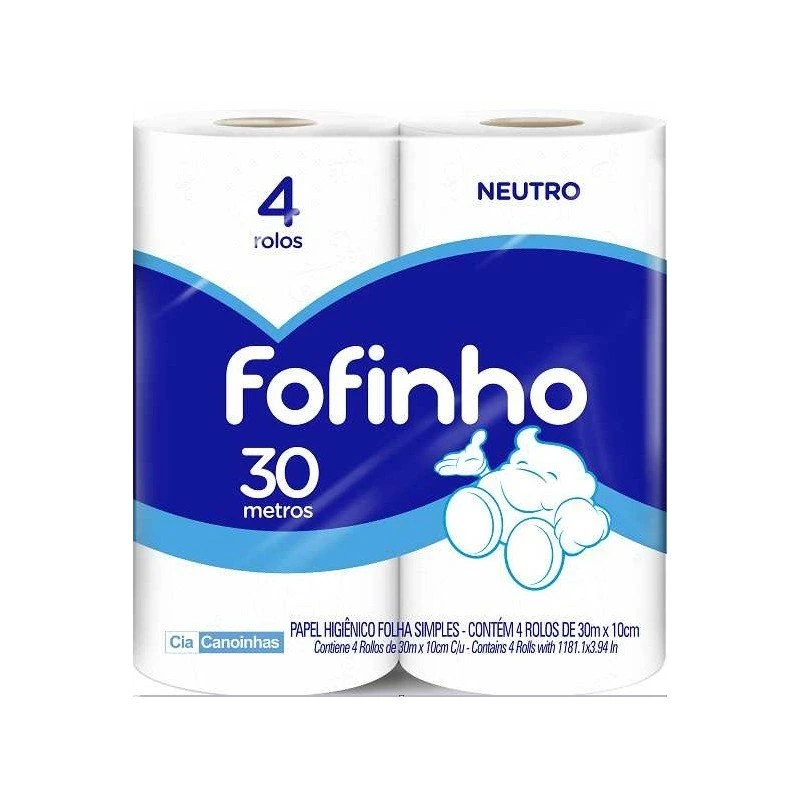 Papel hig Fofinho 4x30mt