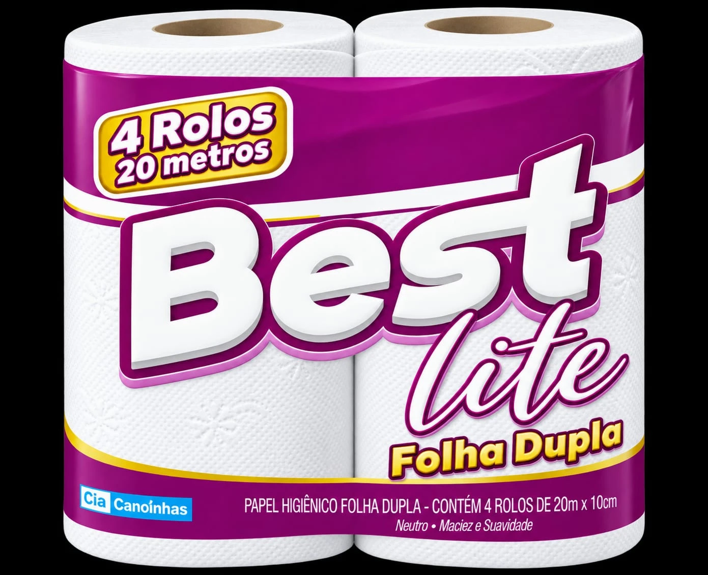 Papel Hig Best Lite hoja doble 4x20mt
