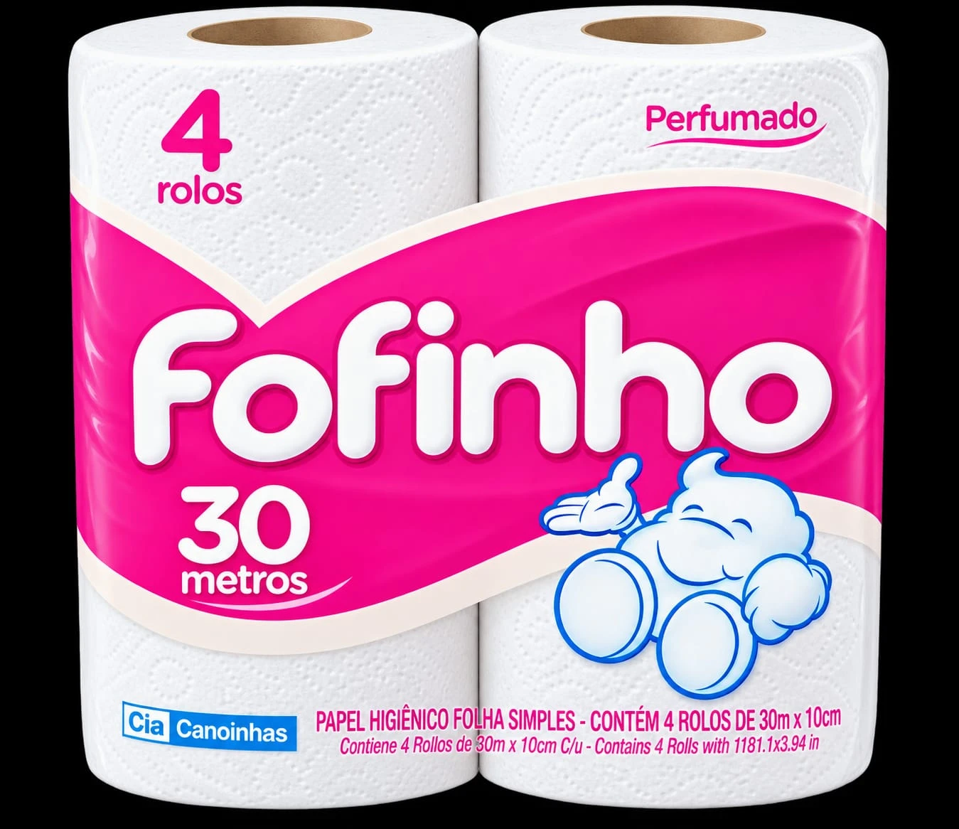 Papel hig Fofinho perf bebe 4x30mt