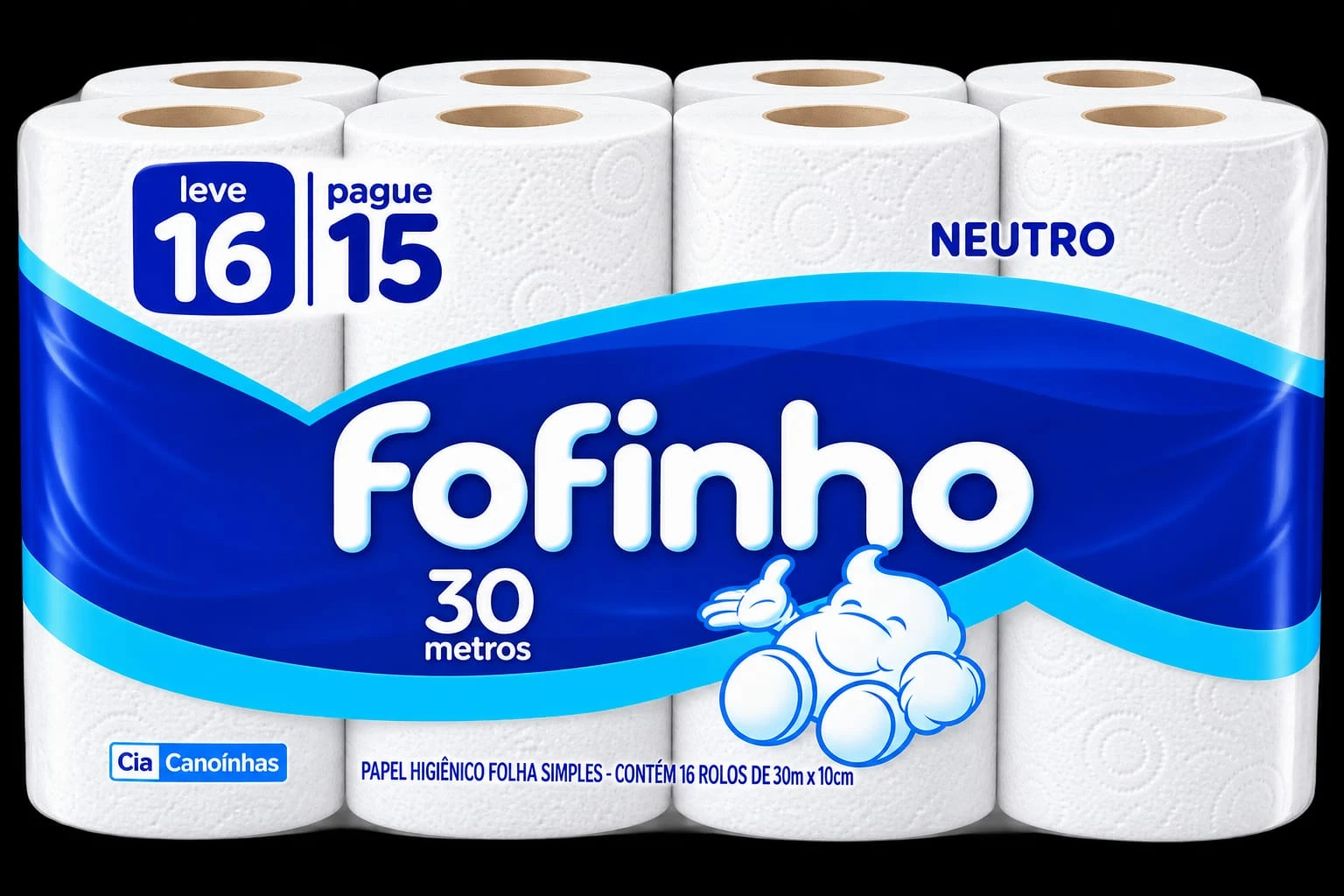 Papel hig Fofinho 16x30mt