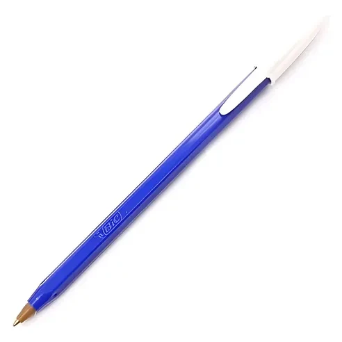 Birome Bic azul opaco Trazo Medio 1mm