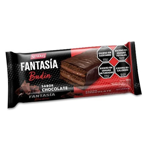 Budin Fantasia chocolate bañado 180gr