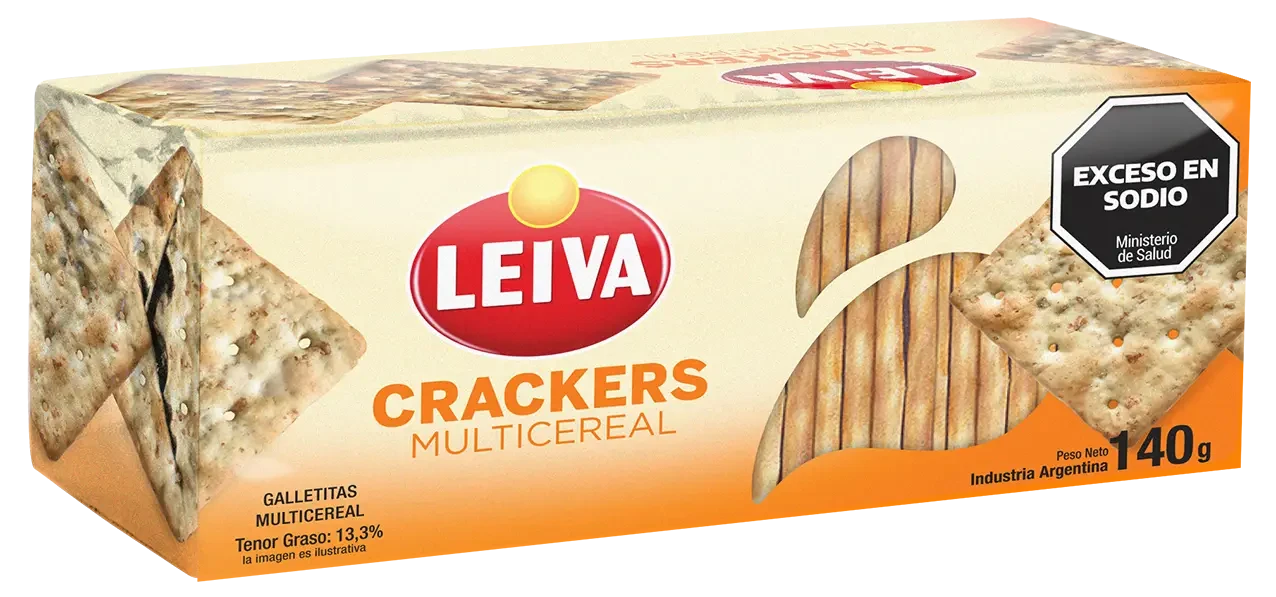 Crackers Multicereal Leiva x140gr
