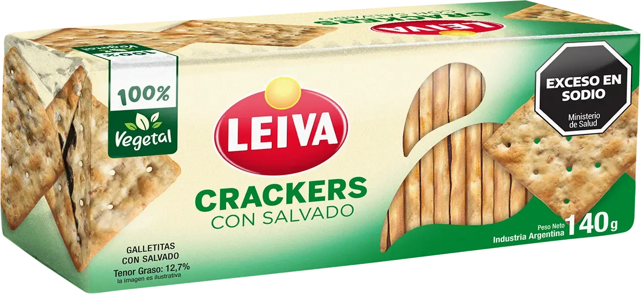 Crackers Leiva Salvado x140gr